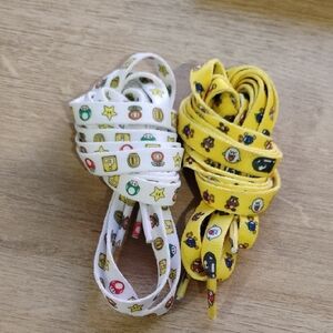 Colorful Printed Super Mario Shoelaces
